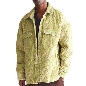 BDG Light Green Quilted Puffer Jacket